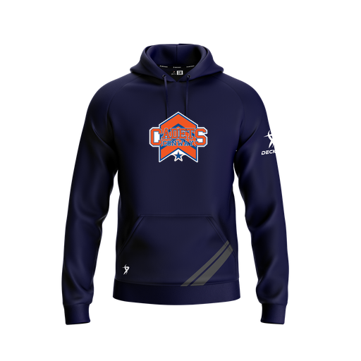 [FOLHSMNV-YXS-LOGO1] Decker Summit Hoodie (Youth XS, Navy, Logo 1)