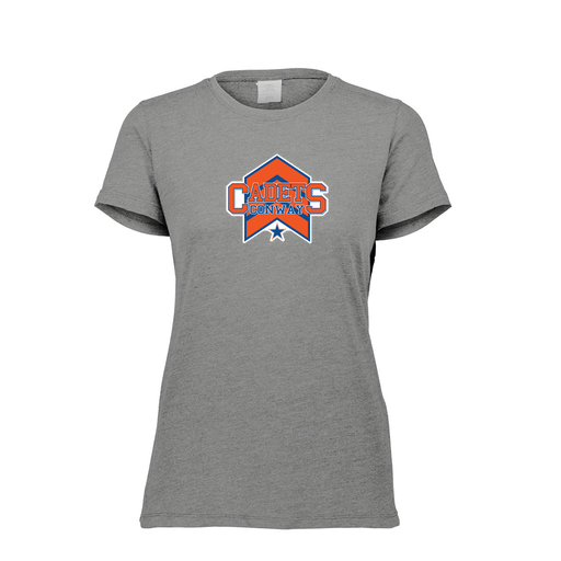 [FTSCUBGY-FAXS-LOGO1] Ladies Ultra-blend T-Shirt (Female Adult XS, Gray, Logo 1)