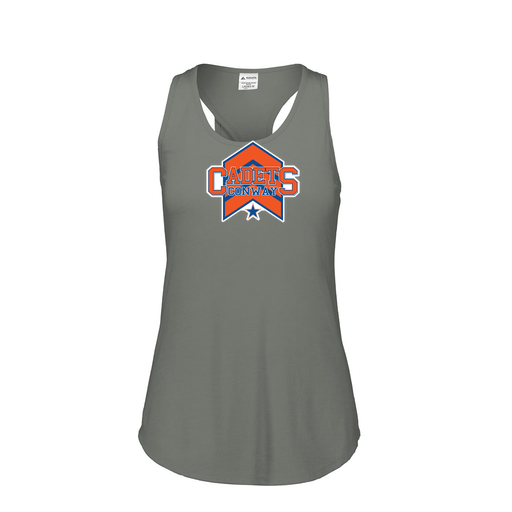 [3078.013.S-LOGO1] Ladies Tri Blend Tank Top (Female Adult S, Gray, Logo 1)