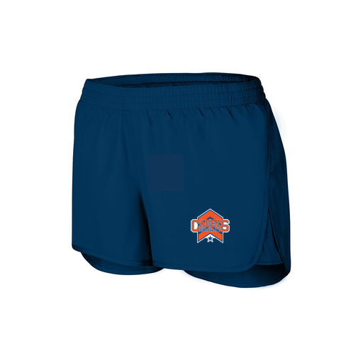 [2430.065.XS-LOGO1] Women's Performance Shorts (Female Adult XS, Navy, Logo 1)