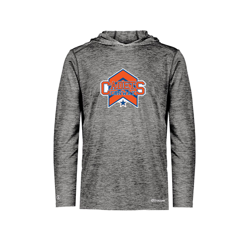 [FOLHCGBK-YS-LOGO1] Decker Youth Charge Hoodie (Youth S, Black, Logo 1)