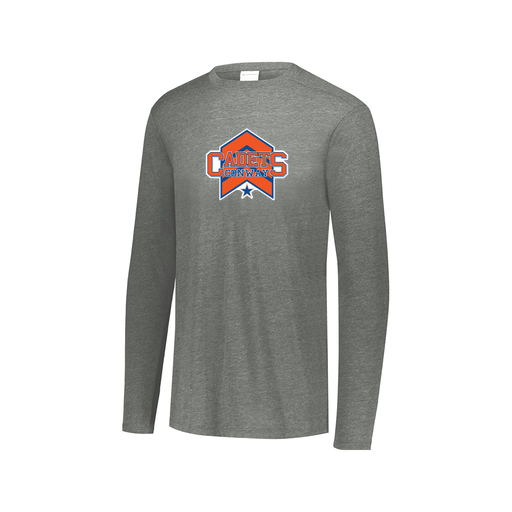 [FTLCUBGY-AXS-LOGO1] Men's LS Ultra-blend T-Shirt (Adult XS, Gray, Logo 1)