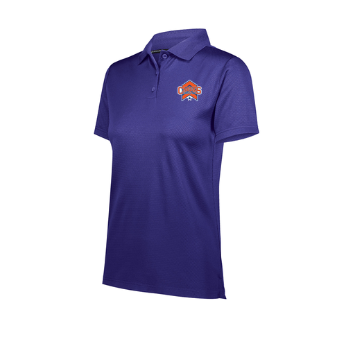 [222768-PUR-FAXS-LOGO1] Ladies Prism Polo (Female Adult XS, Purple, Logo 1)