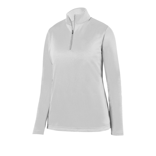 [5509.005.XS-LOGO5] Ladies Wicking Fleece Pullover (Female Adult XS, White, Logo 5)